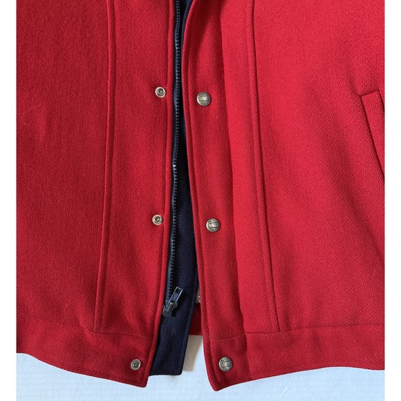 WOOLRICH - Men's Vintage Red Wool Bomber Jacket - Size X-Large - XL* - Picture 5 of 14